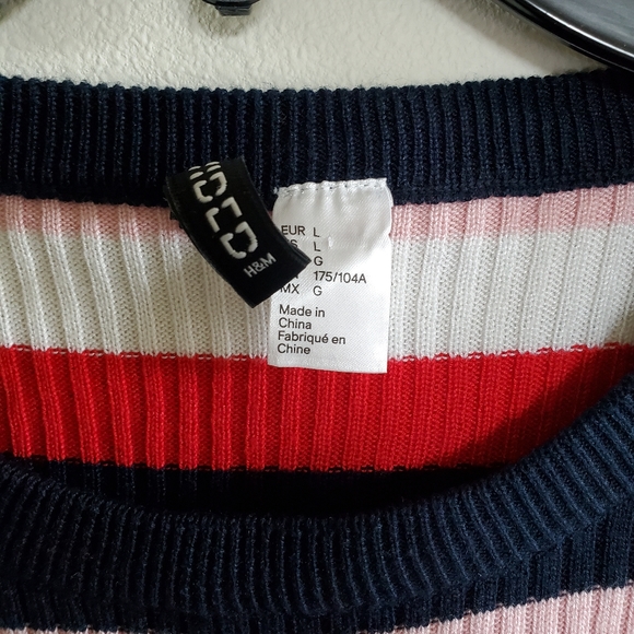 Striped Pink Sweater - Picture 4 of 6